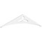 Ekena Millwork Pitch Naple Architectural Grade PVC Gable Pediment, 72"W x 15"H x 1"P (5/12) GPP072X015X100NAP - alternate 1